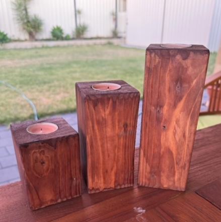 Tea light candle holders